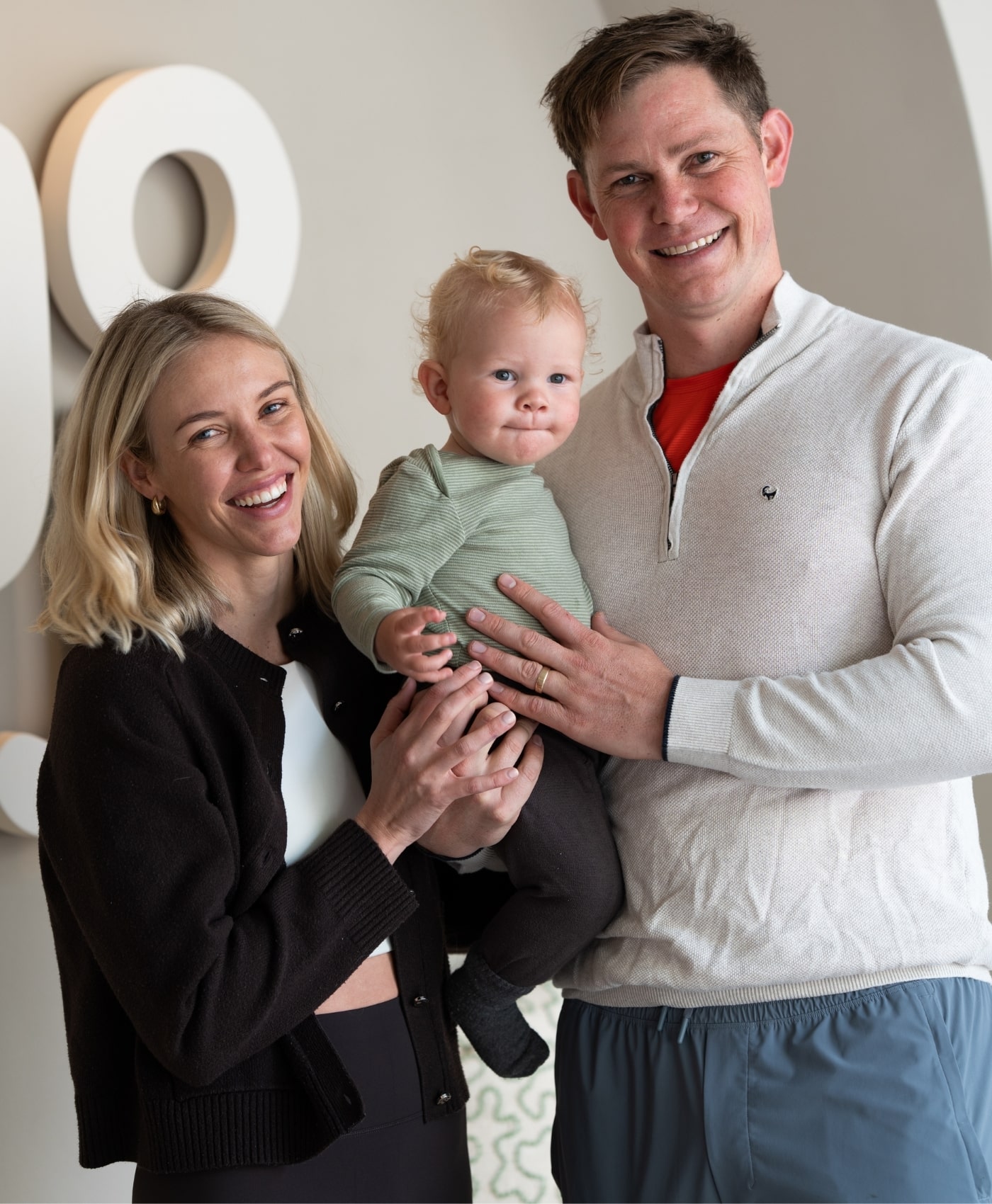 founders and baby smiling
